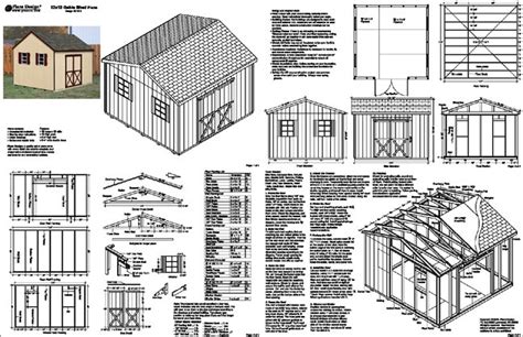 Shed Plans 12x12 Build your own shed with 12 x 12 Shed plans is .